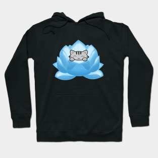 Blue Lotus Flower Hoodie